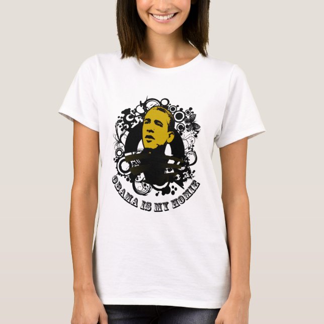 Camiseta Obama É Meu Homo (Frente)