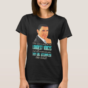 Camiseta Obama História Negra Presidentes do Dia dos Homens