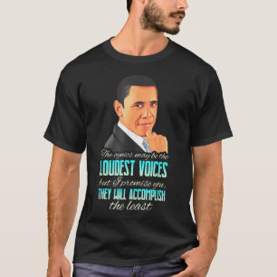 Camiseta Obama História Negra Presidentes do Dia dos Homens