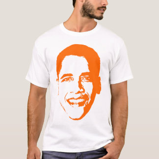 Camiseta Obama na laranja