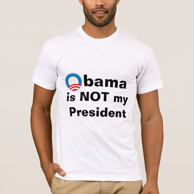 Camiseta Obama não é meu presidente (Frente)
