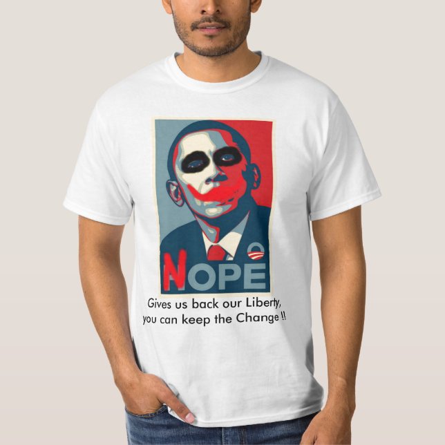 Camiseta Obama Nope (Frente)