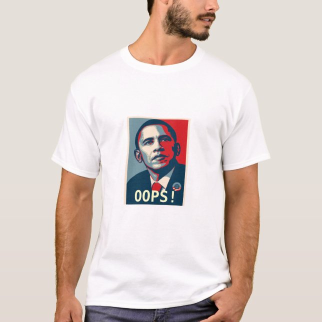 Camiseta Obama, OOPS! (Frente)