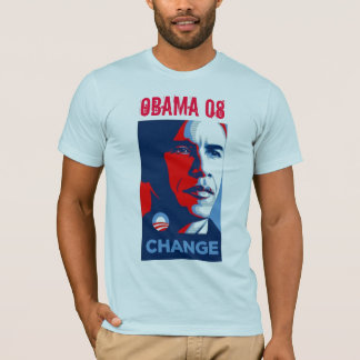 CAMISETA OBAMA PARA A MUDANÇA 08