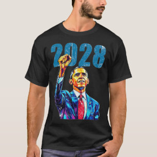 Camiseta Obama Para O Presidente 2028 Obama 2028