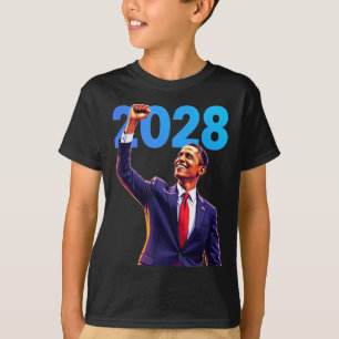Camiseta Obama Para Presidente 2028 Obama 48.º Presidente A