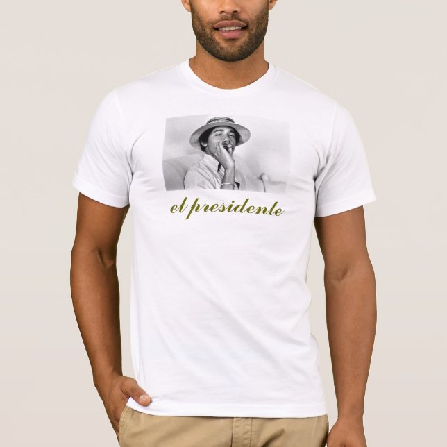 Camiseta obama, presidente do EL (Frente)
