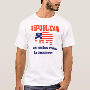 Camiseta Obama republicano engraçado