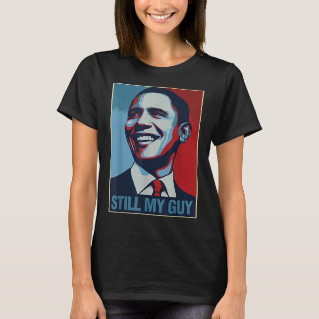 Camiseta Obama Shirt Ainda Minha Cara Barack Obama Oferece (Frente)