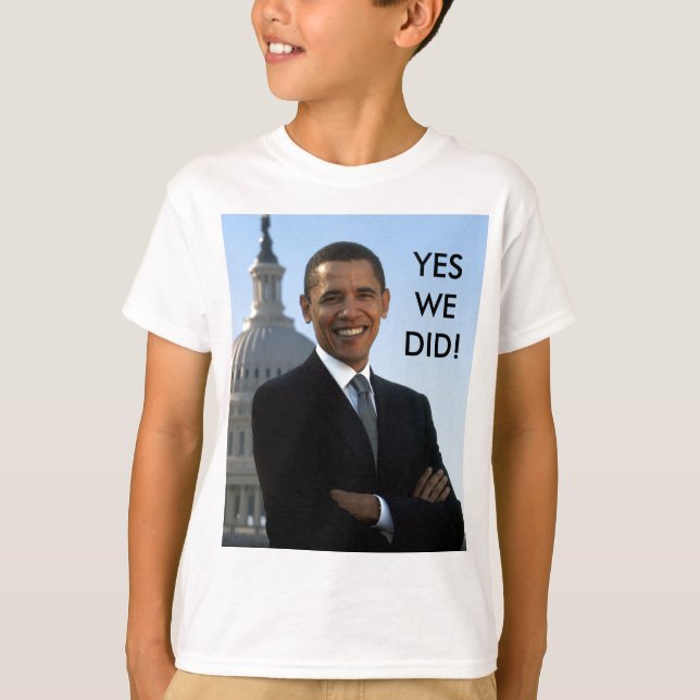 Camiseta Obama sim nós fizemos! (Frente)