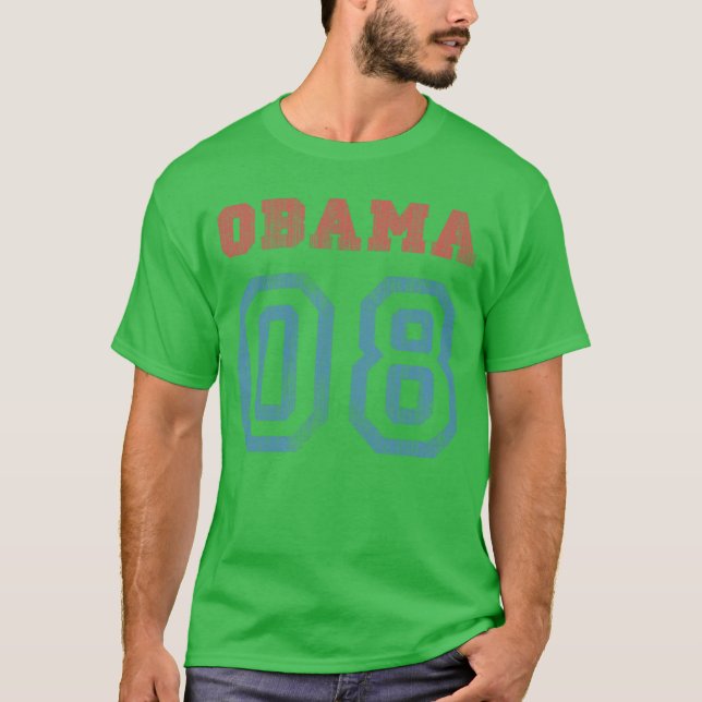 Camiseta Obama Vintage 08 (Frente)