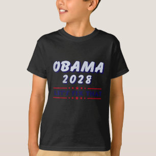 Camiseta Obama Vintage Retro Patriótico 2028 Prote Política