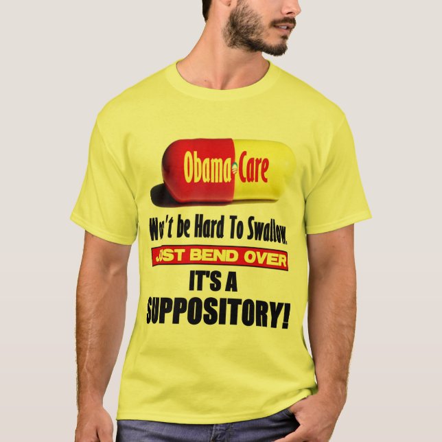 Camiseta ObamaCare - Suppository (Frente)