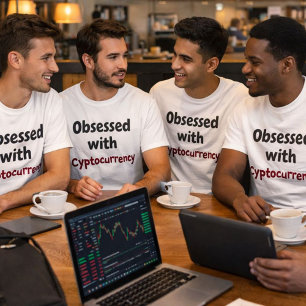 Camiseta Obcecado com criptomoeda