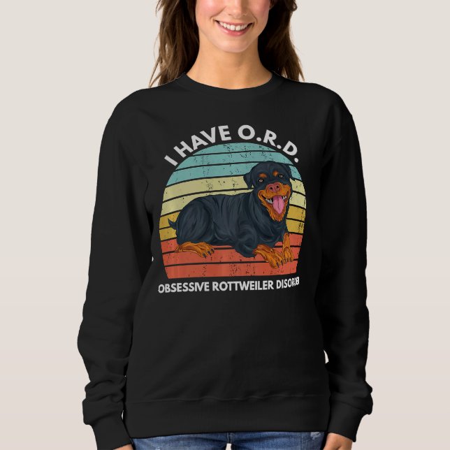 Camiseta Obcecado com Rottweilers Rottweiler Cute Rottie 6 (Frente)