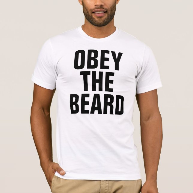 Camiseta Obedeça a barba (Frente)