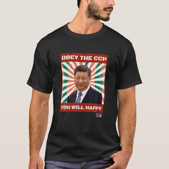 Camiseta Obedeça Ao Slogan Sarcástico Do PCC (Frente)