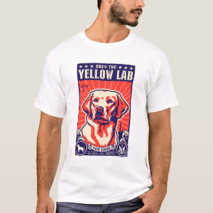 Camiseta Obedeça o laboratório amarelo!