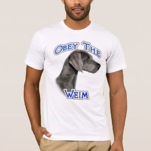 Camiseta Obedeça o Weimaraner