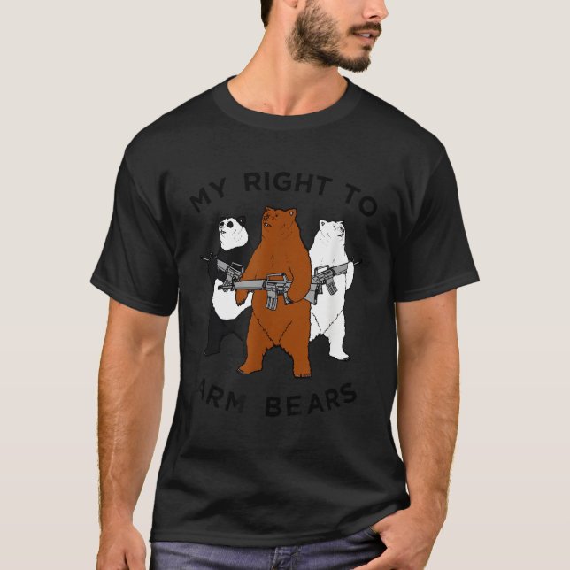 Camiseta Obedecer Meu Direito De Armar Ursos (Frente)