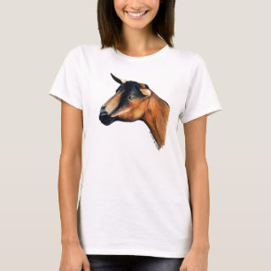 Camiseta Oberhasli Goat Art Shirt