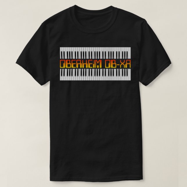 Camiseta Oberheim OBXA Vintage Synth  (Frente do Design)