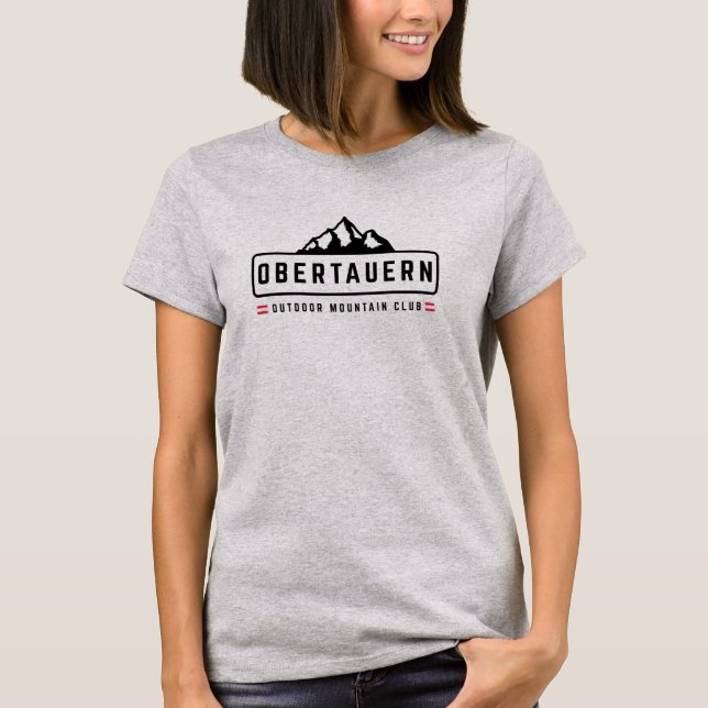 Camiseta Obertauern Áustria Ao Ar Livre (Frente)