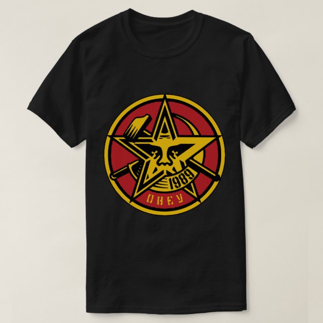Camiseta obey star 1989 (Frente do Design)