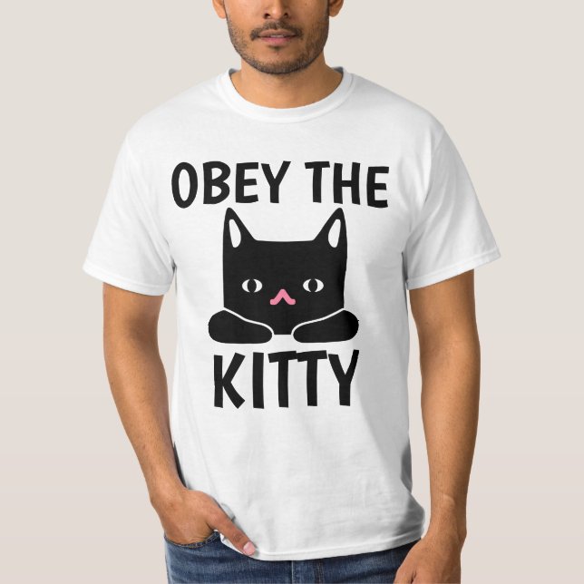 CAMISETA OBEY THE KITTY CAT T SHIRTS (Frente)