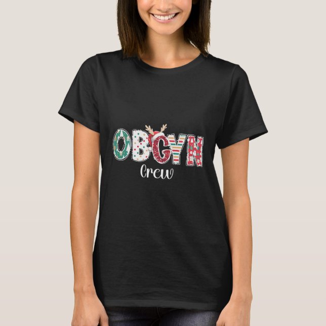 Camiseta Obgyn Crew Obstetrícia Ob Gyn Group Team (Frente)