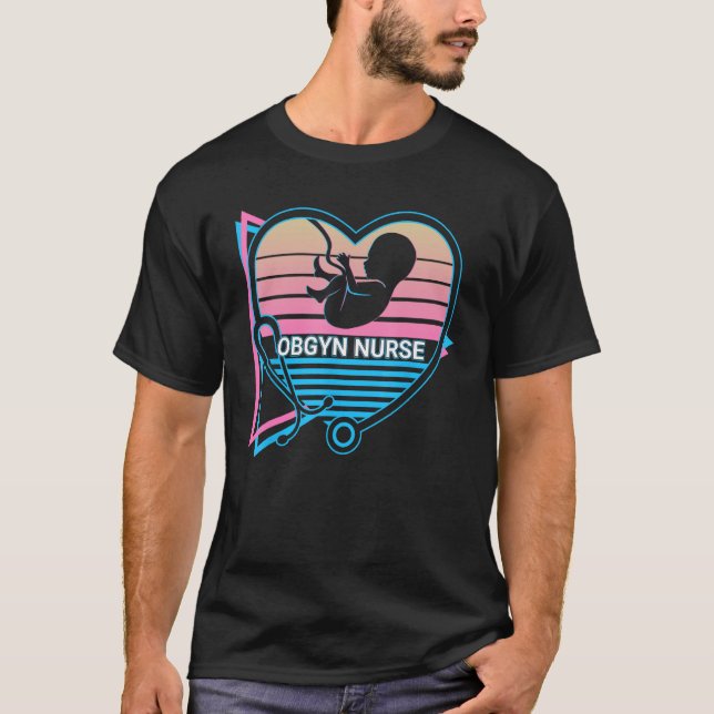 Camiseta Obgyn Retro OBGYN Nurse (Frente)