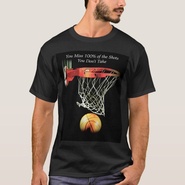 Camiseta Objetivos de Basquete de Cota Motivacional (Frente)