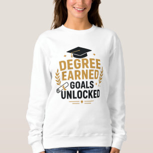 Camiseta Objetivos de Diploma Conquistados Graduação Femini
