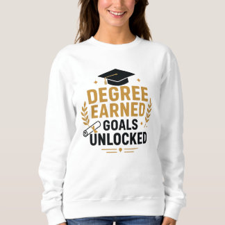 Camiseta Objetivos de Diploma Conquistados Graduação Femini
