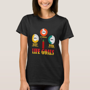 Camiseta Objetivos de Vida Picar Molho de Pimenta Quente de