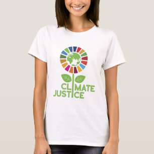 Camiseta Objetivos Globais da ONU para a Justiça do Clima 2