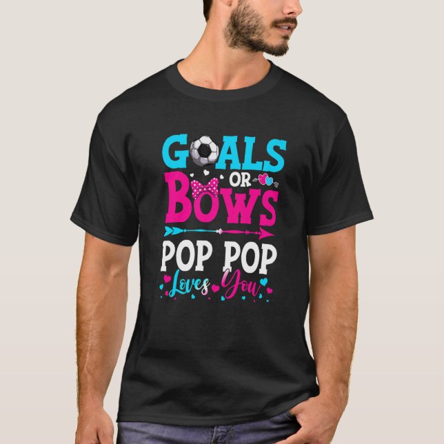 Camiseta Objetivos Ou Arco Pop Pop te ama (Frente)