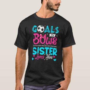 Camiseta Objetivos Ou Arcos Irmã Te Ama Sexo Reveal Bebê