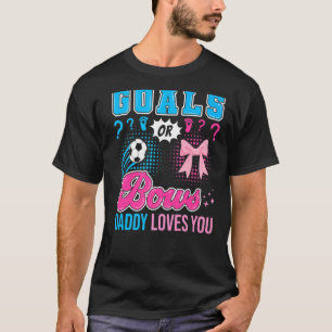 Camiseta Objetivos ou Arcos Pai ama você gênero revela fute