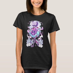 Camiseta Objeto Cabeça Tv Cosplay Pastel Gótico Neko Cat Cr