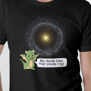 Camiseta Objeto de Hoag Dragão Fofo Humor Astronômico