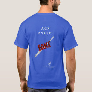 Camiseta Objetos Em Forma De Instrumento I Flute Wh. Texto.