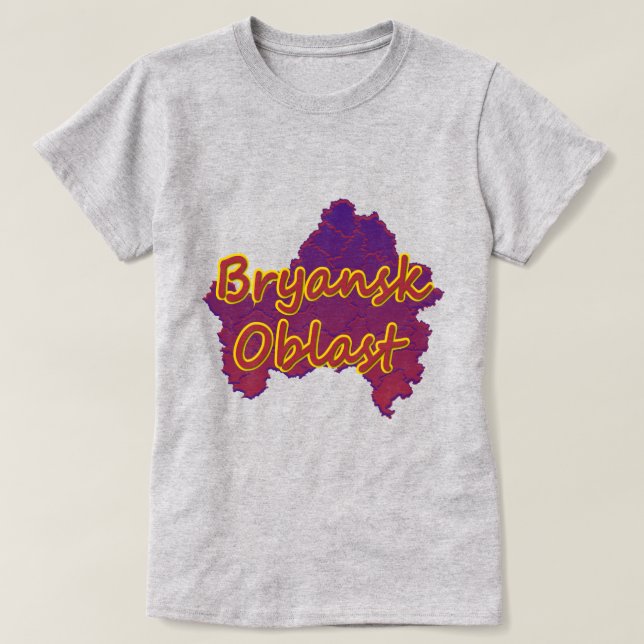 Camiseta Oblast de Bryansk (Frente do Design)