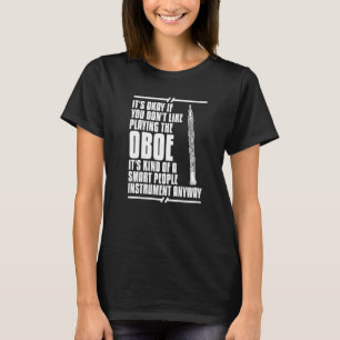 Camiseta Oboe Instrumento Music Player Lesson Obois
