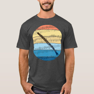 Camiseta Oboe Music Notation Oboist Woodwind Musical