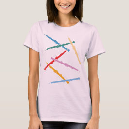 Camiseta Oboés Coloridos