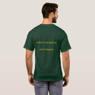 CAMISETA OBRA DE ARTE ABSTRATA