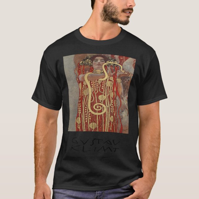 Camiseta Obra de Arte de Gustav Klimt (Frente)