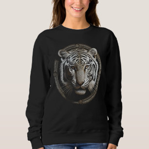 Camiseta Obra de Arte do Tigre Branco  Animal Tigre