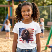 Obra de Arte Majestosa de Bisonte Americano e Band
